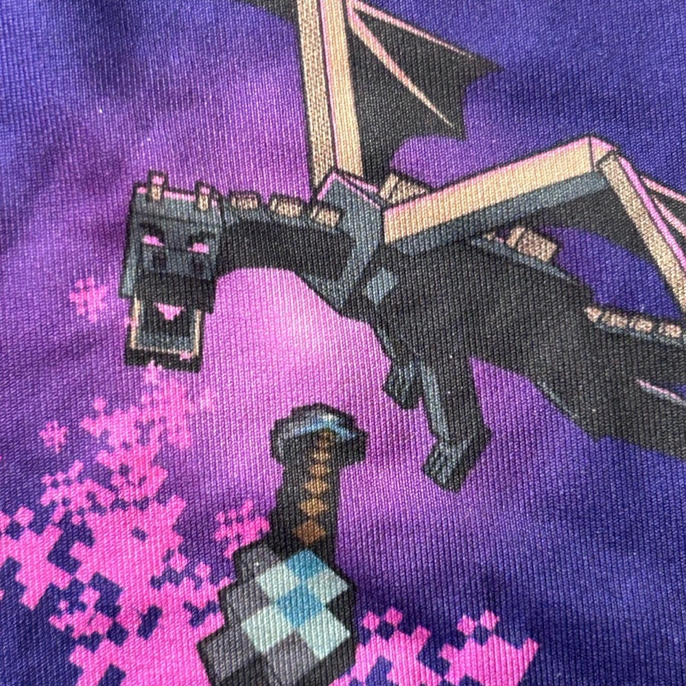 NEW! Minecraft 2 Pair Athletic Boxer Briefs Underwear Creeper & Ender Dragon 10 - Picture 5 of 15